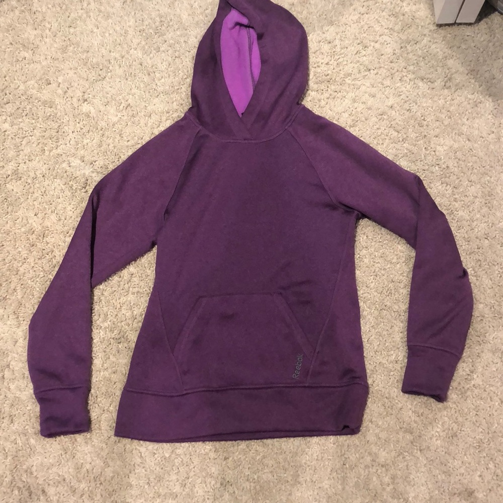 Purple Hooded Sweatshirt by Reebok